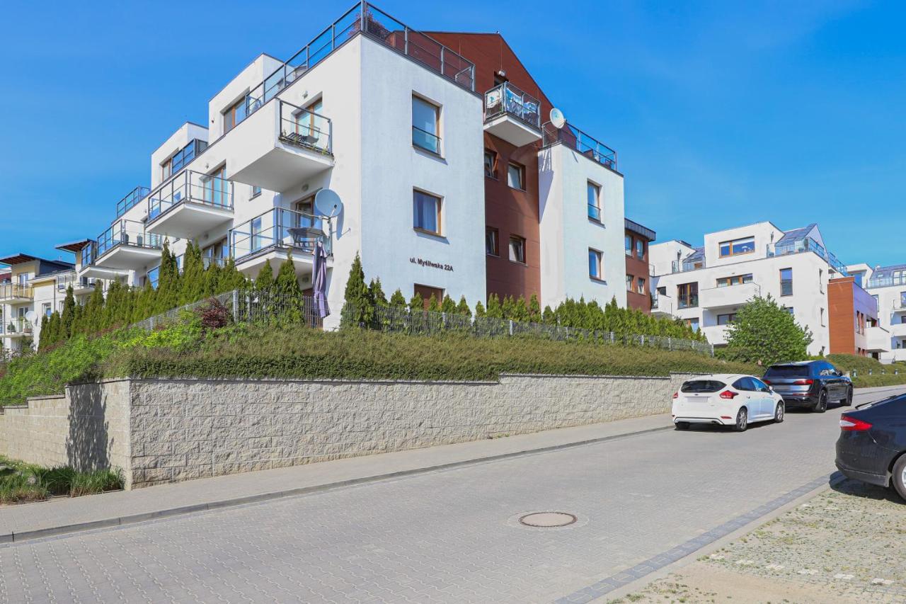 グダニスクFamily Apartament Mysliwska By Rentersアパートメント エクステリア 写真